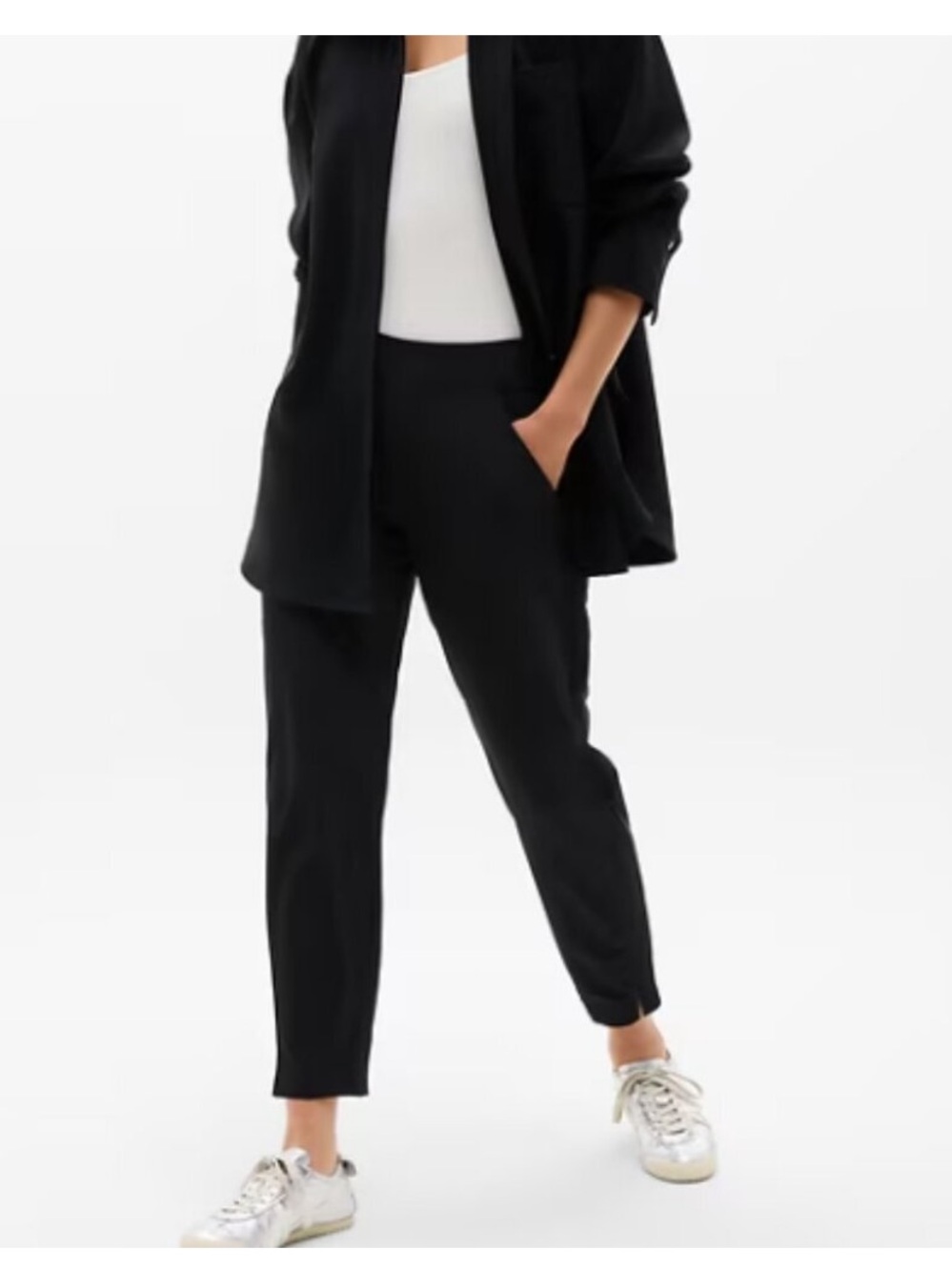 ATHLETA Brooklyn Ankle Pant Size 0 black